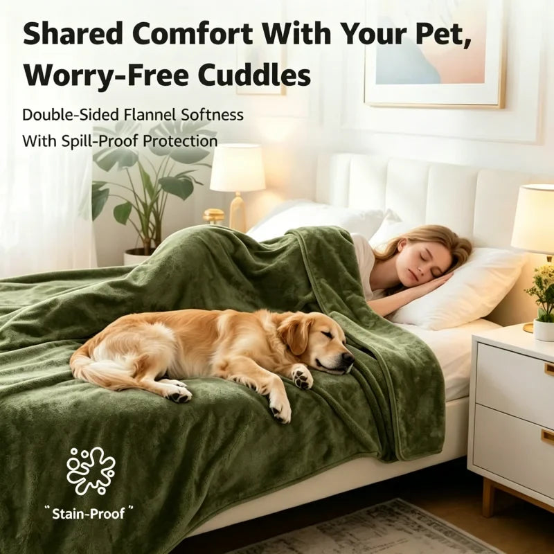 Waterproof Reversible Pet Blanket – Couch & Sofa Protector