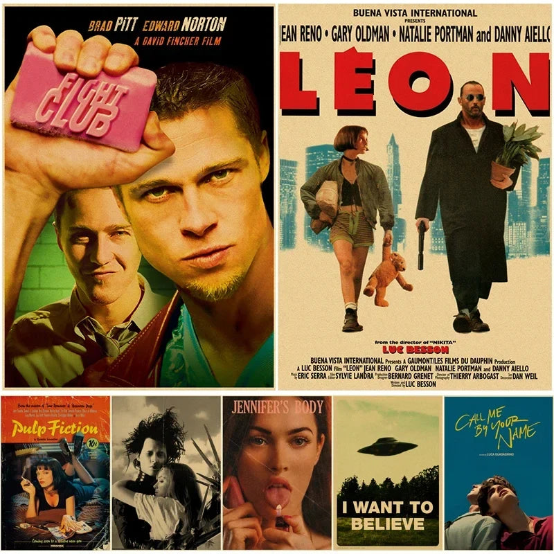 Vintage Retro Movie Poster – Classic Film Wall Art Print