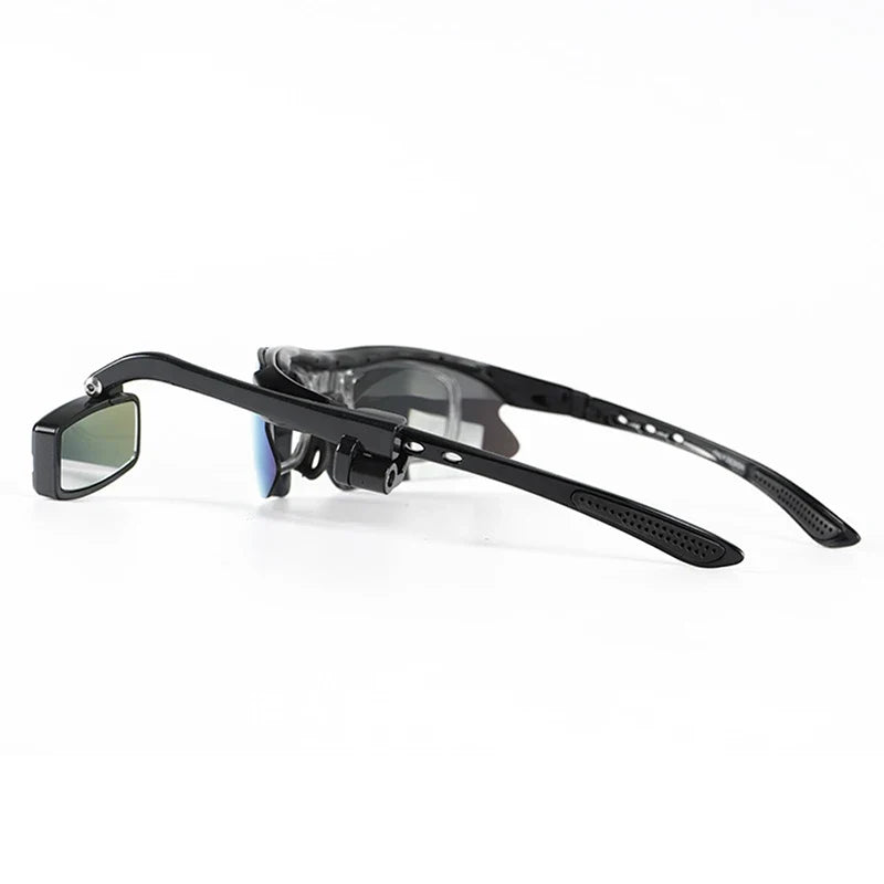 360° Cycling Rearview Mirror – Glasses & Helmet Mount