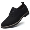 Men's British Oxford Dress Shoes – Waterproof Lace-Up Leather
