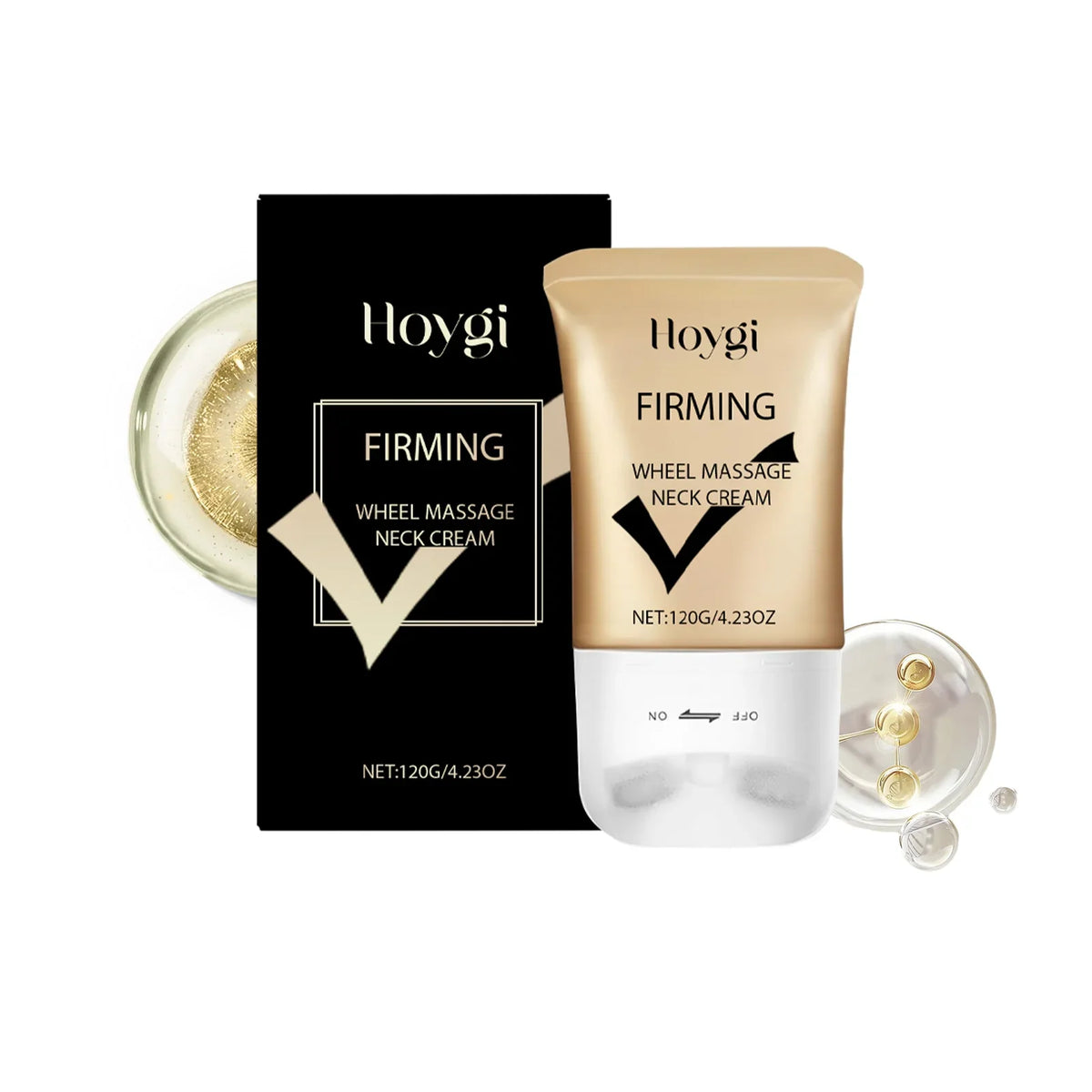 Hoygi Neck Firming Roller Cream – Lift, Hydrate & Anti-Aging