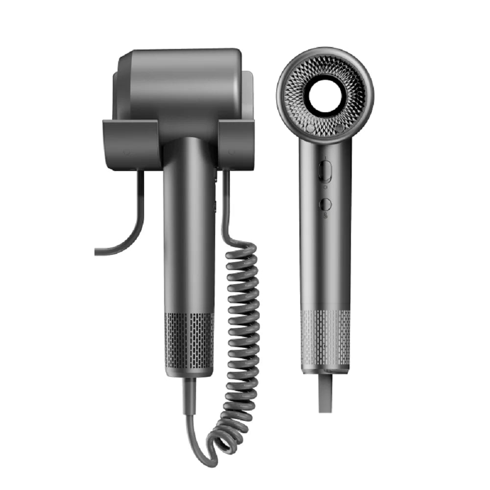 HOMEFISH 1600W Negative Ion Hair Dryer | Wall-Mount Salon Blowout