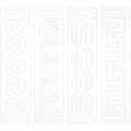 4-Pc Acrylic Sashiko Stencil Set – Hand Quilting Templates