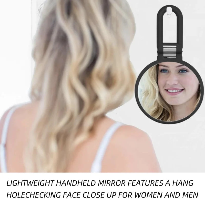 Magnifying Handheld Mirror Double Sided 1X 15X Travel Folding