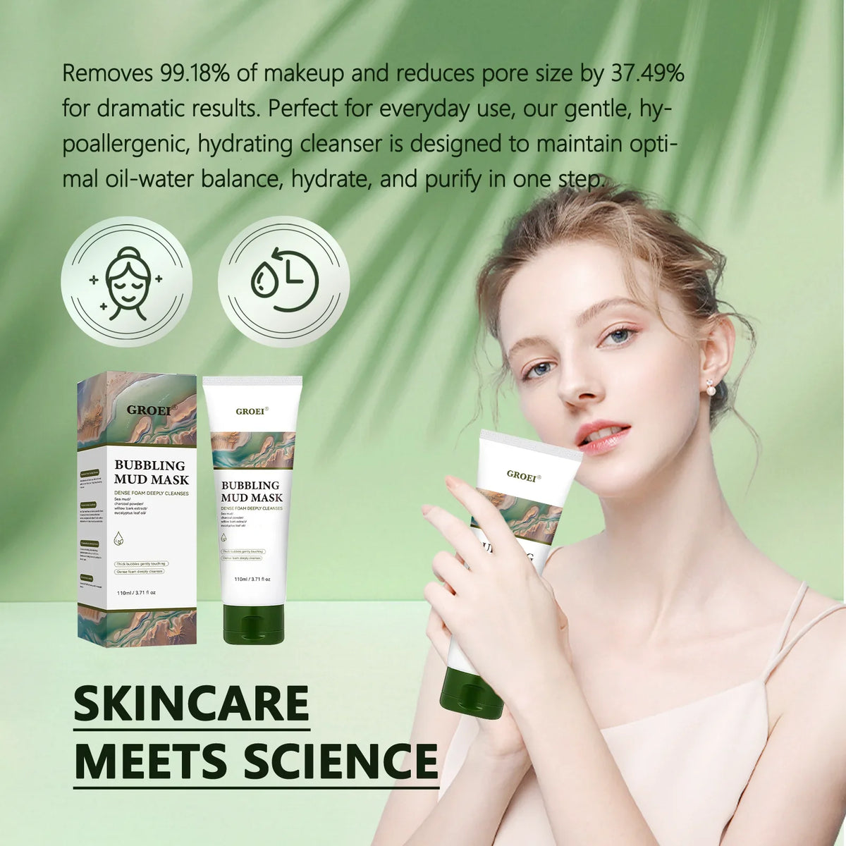 Facial Foam Cleansing Lotion – Deep Pore Cleanser 110ml