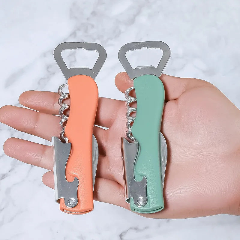 Stainless Steel Beer Can & Wine Bottle Opener | Kitchen Tool