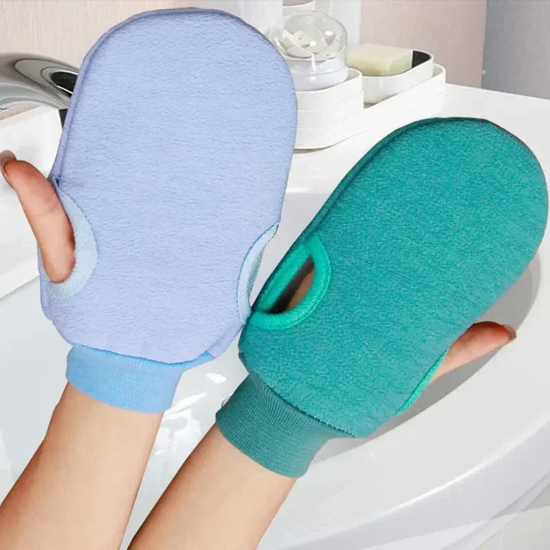 Exfoliating Bath Gloves – Body Scrub, Spa & Shower Massage