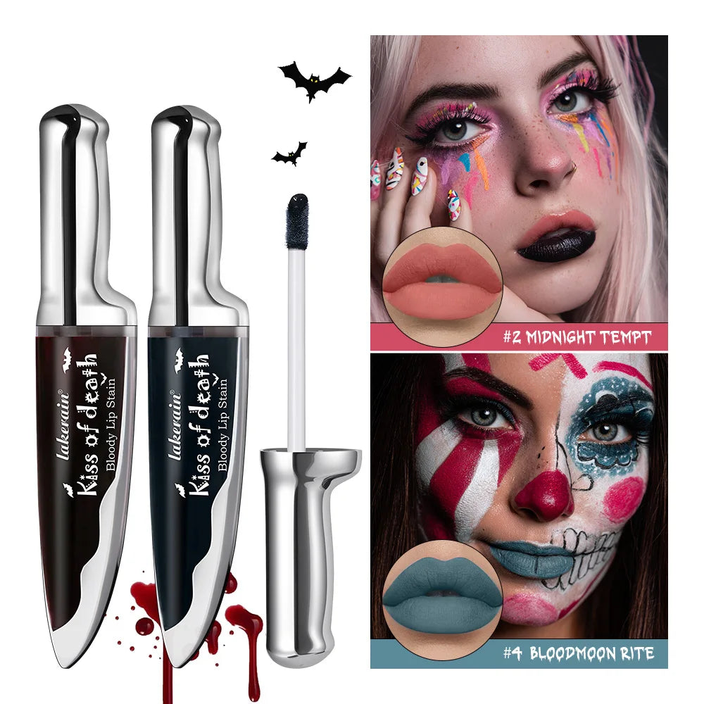 Gothic Bloody Lip Stain – Matte, Waterproof & Long-Lasting