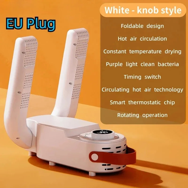 NOCCLILI Adjustable Shoe Dryer Warmer – Deodorizing & Sterilizing