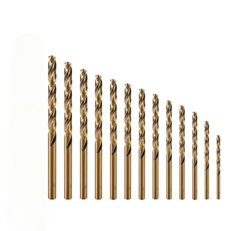 13-Pc Tungsten Carbide Masonry Drill Bit Set – Glass, Metal & Tile