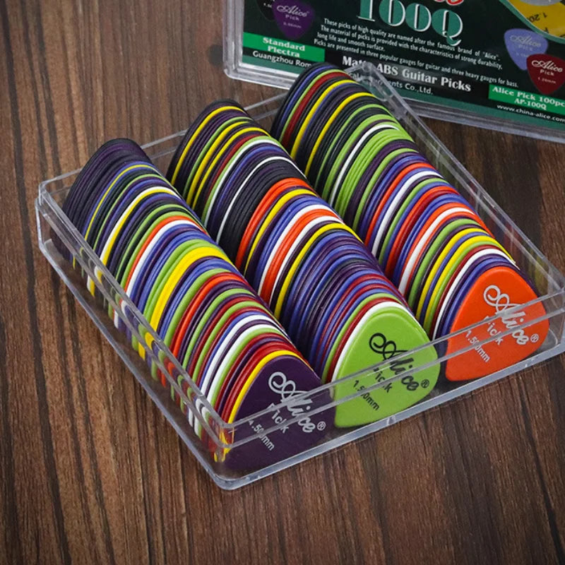1 Box Guitar Picks Acoustic Electric Bass Mediator Accessories