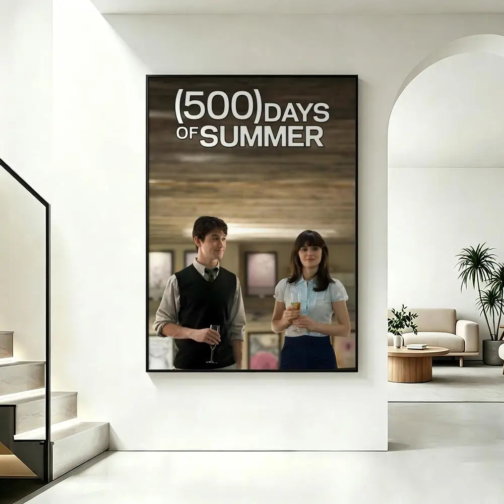 500 Days of Summer Movie Poster – HD Waterproof Wall Art