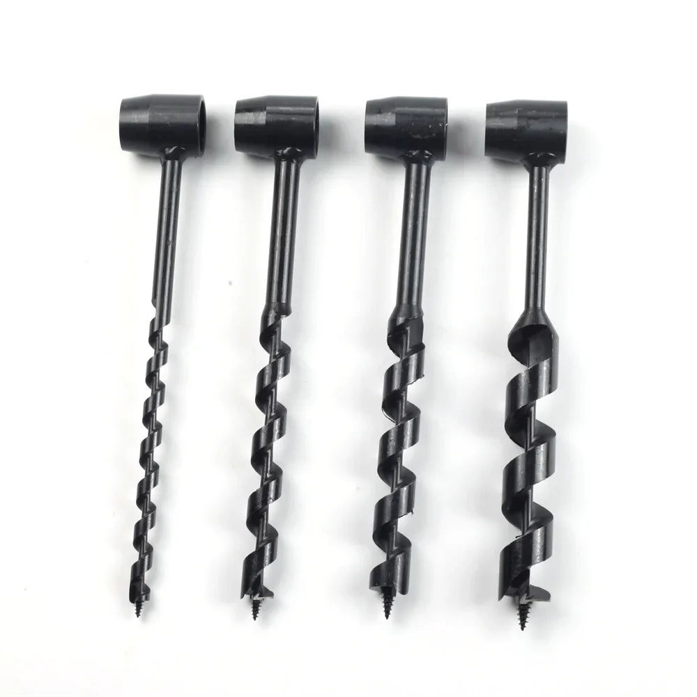 SLADE Manual Auger Drill – Carbon Steel Bushcraft Wood Tool