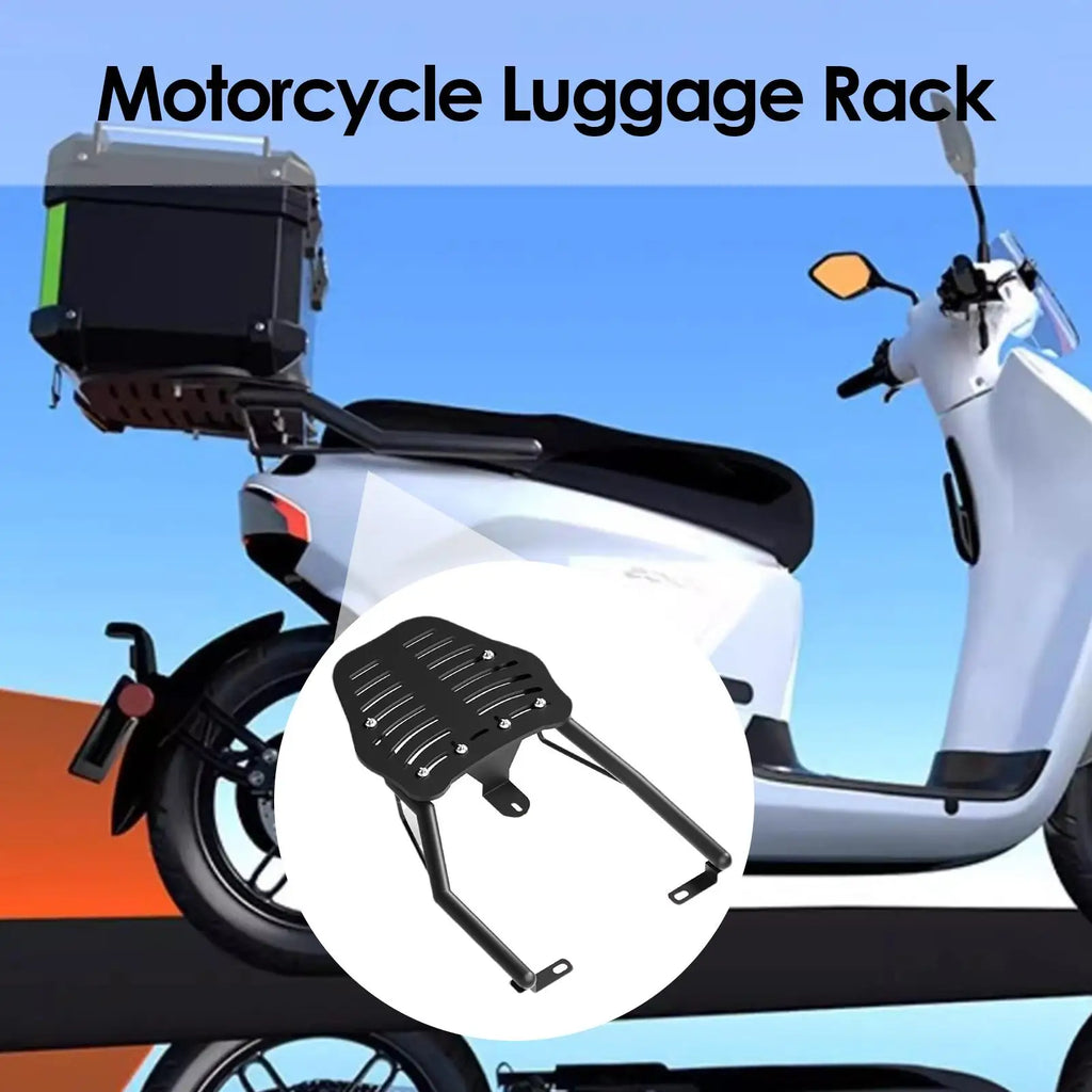 Adjustable Motorcycle Tour Pack Luggage Rack – Stainless Steel