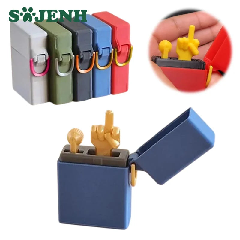 3D Printed Middle Finger Prank Gift Box – Funny Desk Ornament
