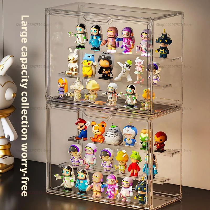 3-Tier Acrylic Display Rack for Figurines, Jewelry & Collectibles