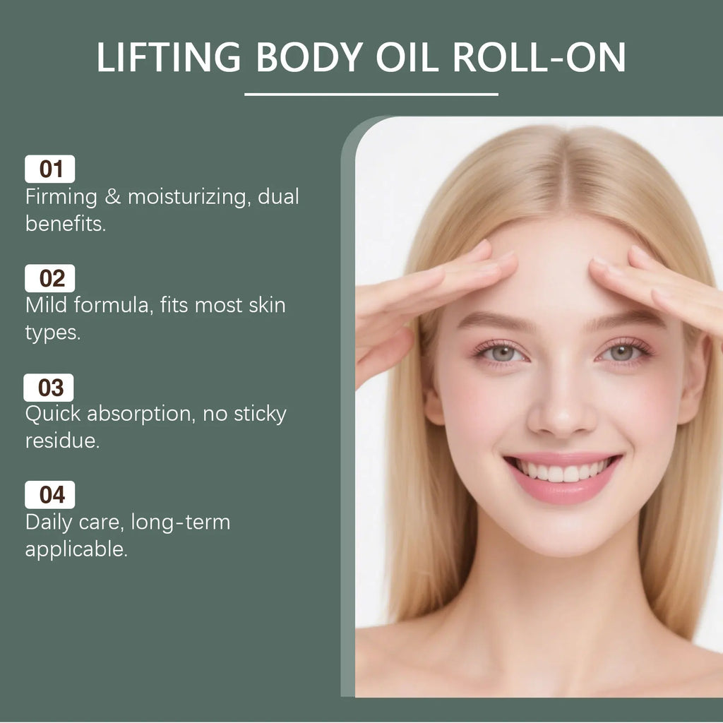 OceAura Roll-On Firming Body Oil – Hydrating & Nourishing 50ml