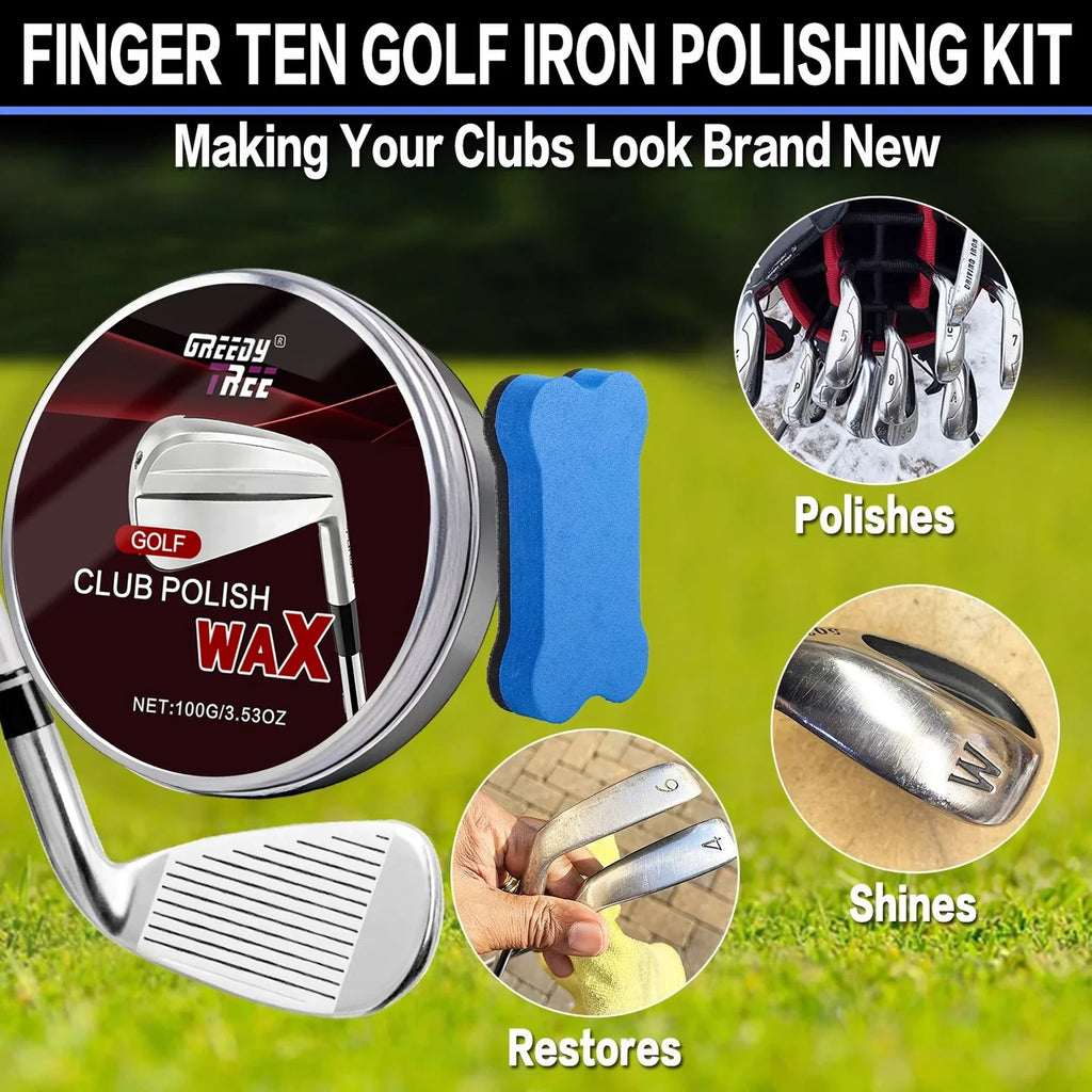 Golf Club Polish & Groove Cleaner Kit – 3.53 oz Non-Abrasive