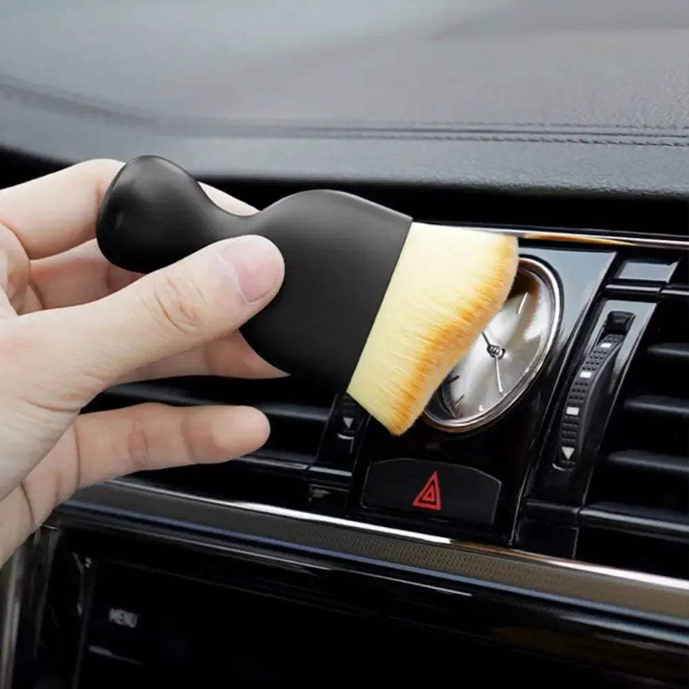 2-Pc Car Interior Soft Cleaning Brush Set | Vent & Gap Detailing