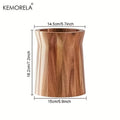 KEMORELA 360° Rotating Wooden Utensil Holder & Countertop Caddy