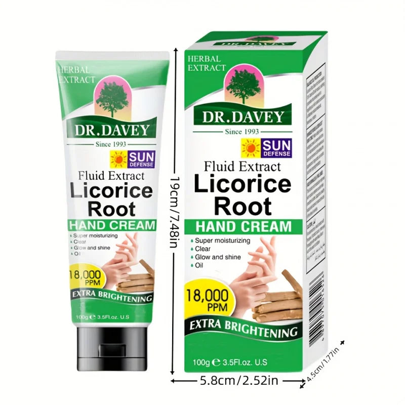 DR.DAVEY Licorice Hand Cream – Moisturizing & Non-Greasy
