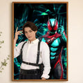 Tokusatsu ZEZTZ Waterproof Self-Adhesive HD Wall Poster Art