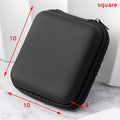 Artificial Leather Earphone Charger Case Data Cable U Disk Organizer