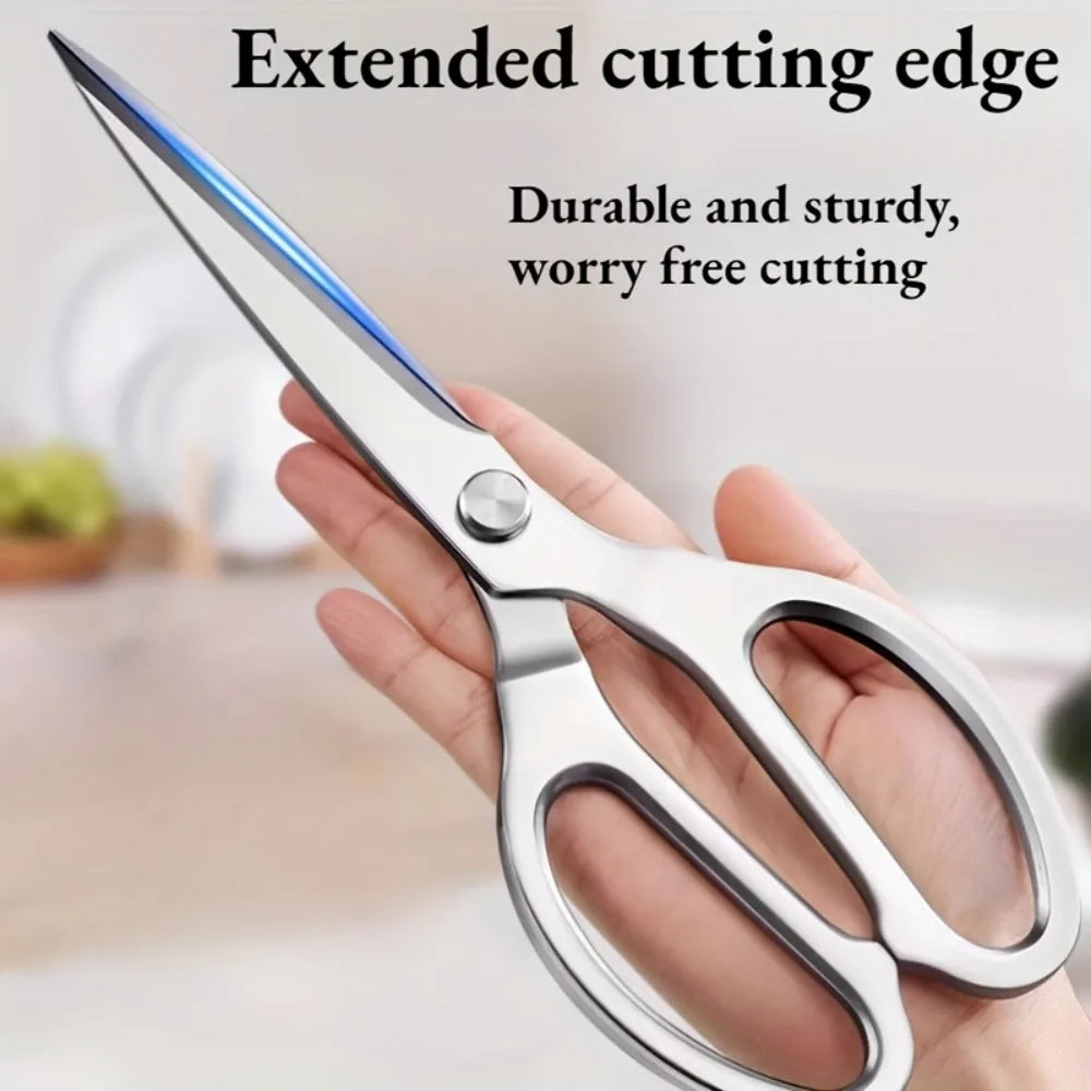 Heavy-Duty Kitchen Scissors & Peeler Set | Stainless Steel 2pc