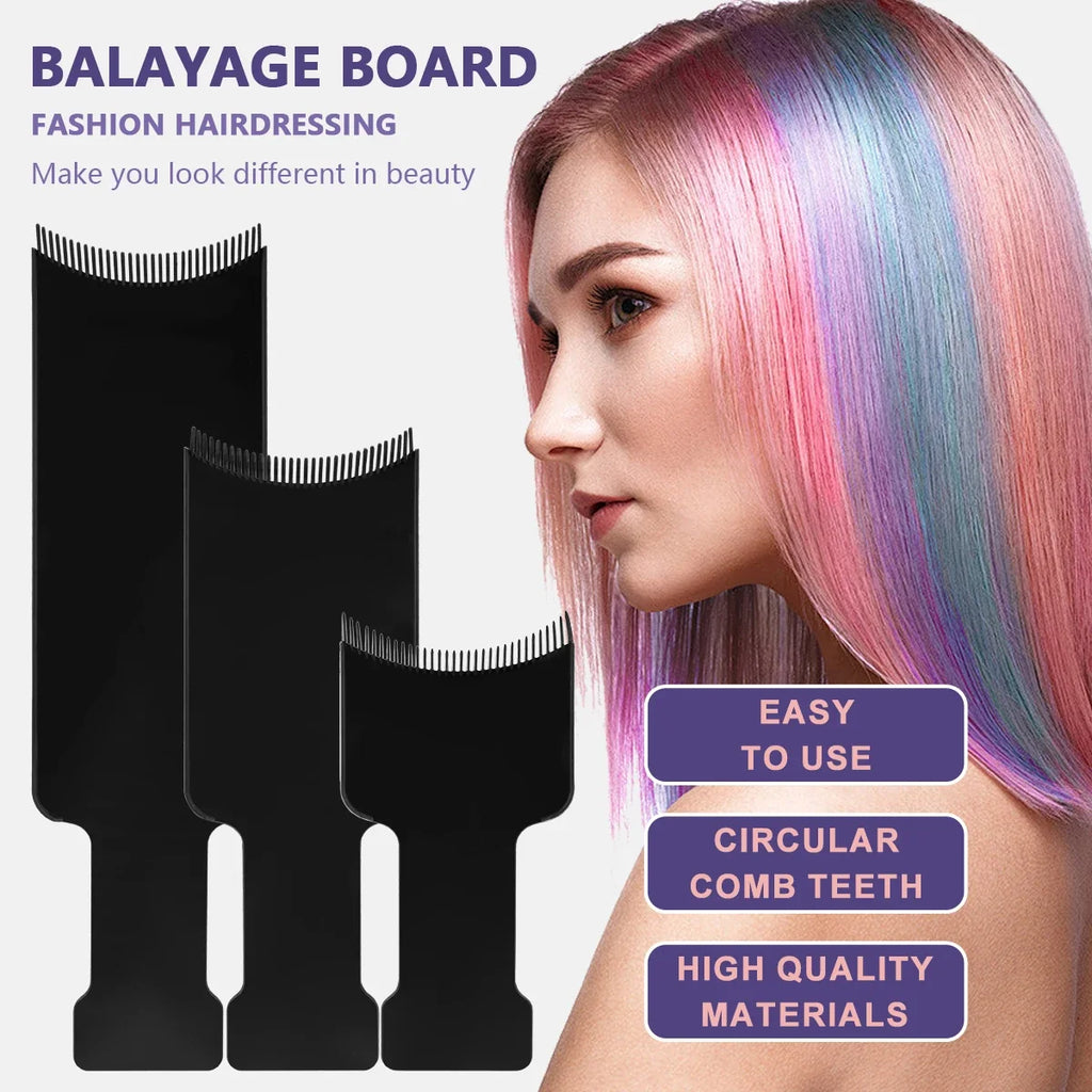 Hair Dyeing Board with Comb – Highlighting & Color Tool
