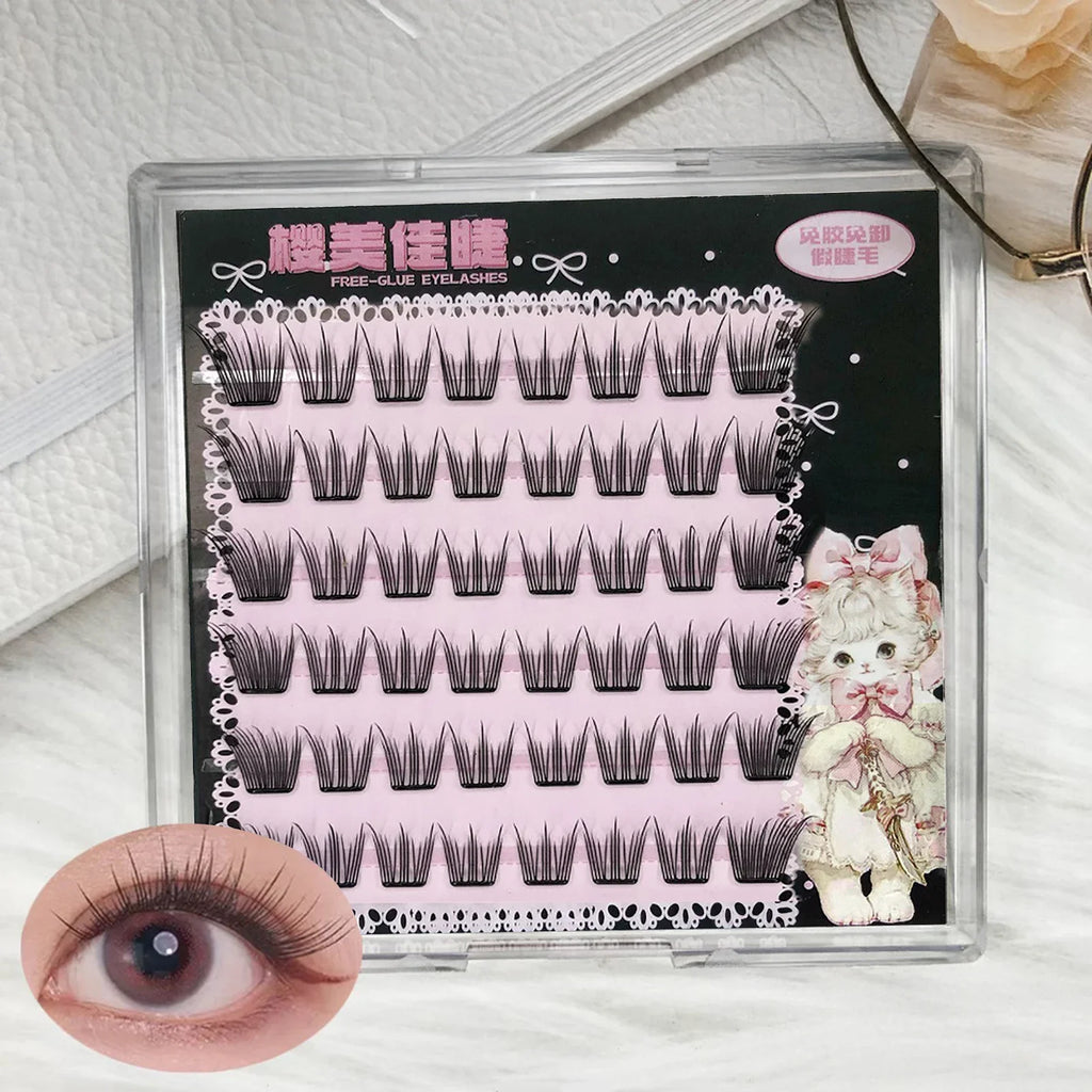 DIY Cluster Lash Extensions | Glue-Free False Eyelashes