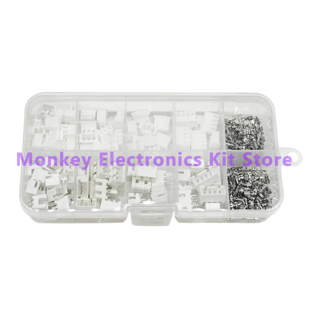 250 PCS JST PH 2.0mm & XH 2.54mm Connector Kit – Wire Terminals