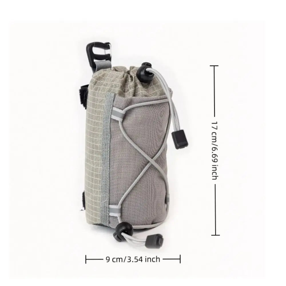 Backpack Strap Pouch | Drawstring Water Bottle Holder