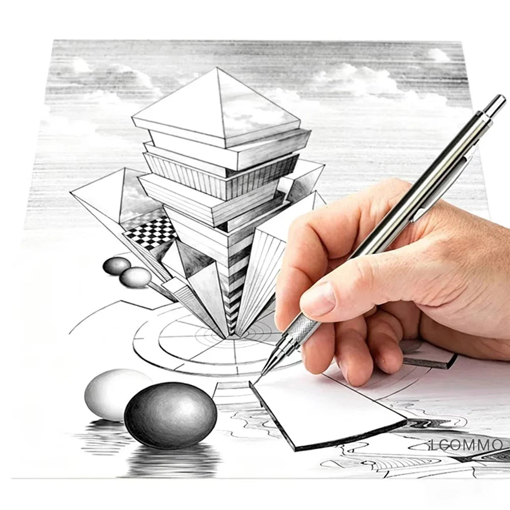 0 5 1 3 2 Drawing Engineering Activity Pencil Metal Marker Pen Black