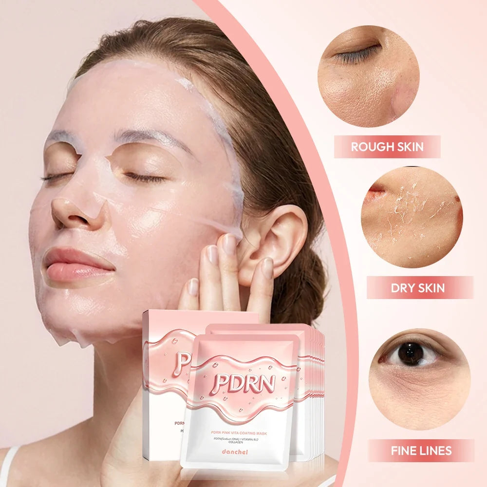 Korean PDRN Pink Vita Sheet Mask – Hydrate, Firm & Brighten