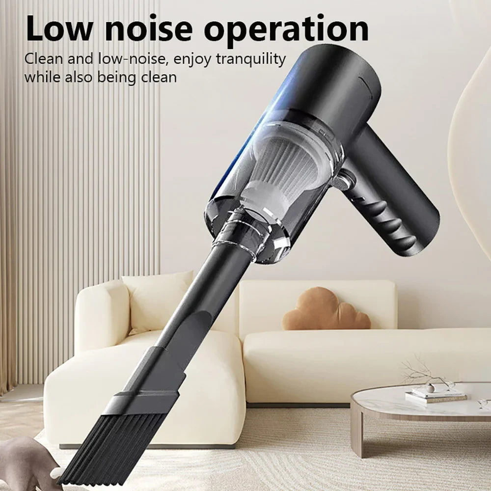 120W Wireless Handheld Vacuum – Car, Home & Pet Hair Cleaner
