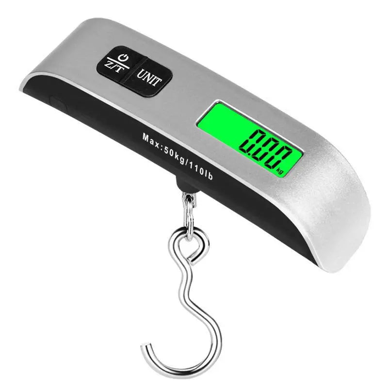 50kg/110lb Digital Hanging Luggage Scale | Portable Travel Scale