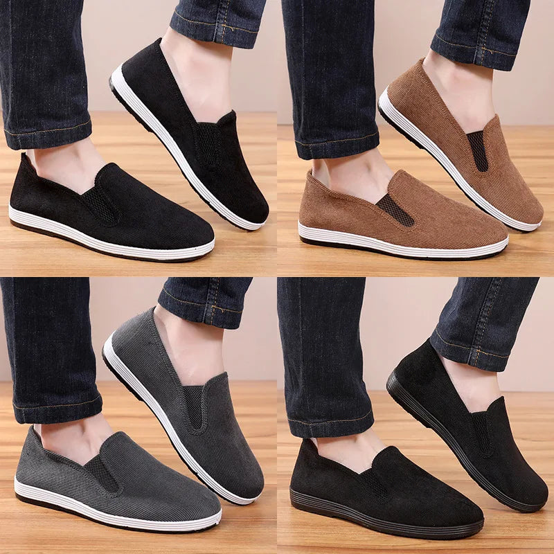 Men's Memory Foam House Slippers – Indoor Outdoor Comfort