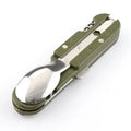 Folding Camping Cutlery Set – Stainless Steel Knife Fork Spoon