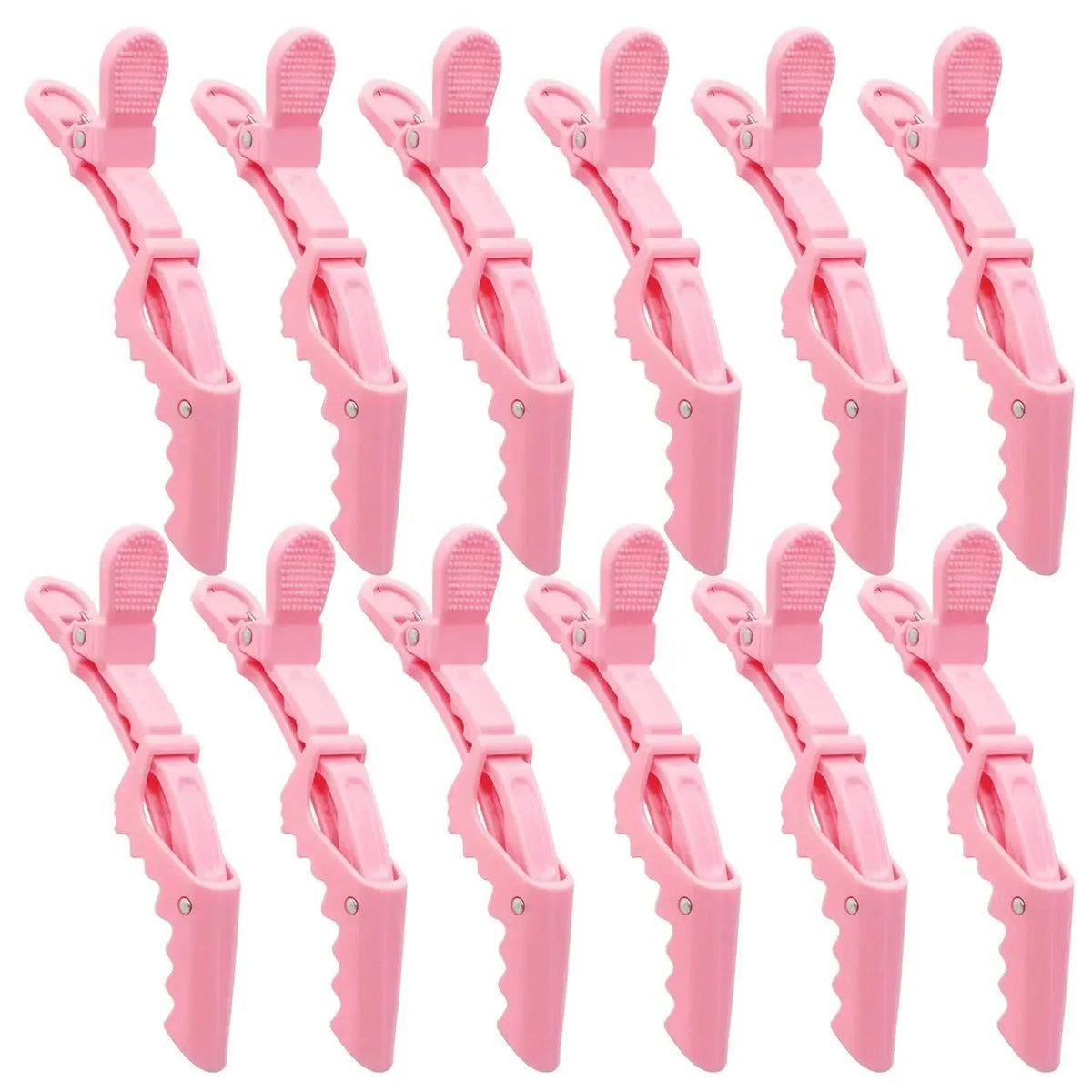 6-Piece Alligator Hair Clips – Wide Teeth Double Hinged Styling