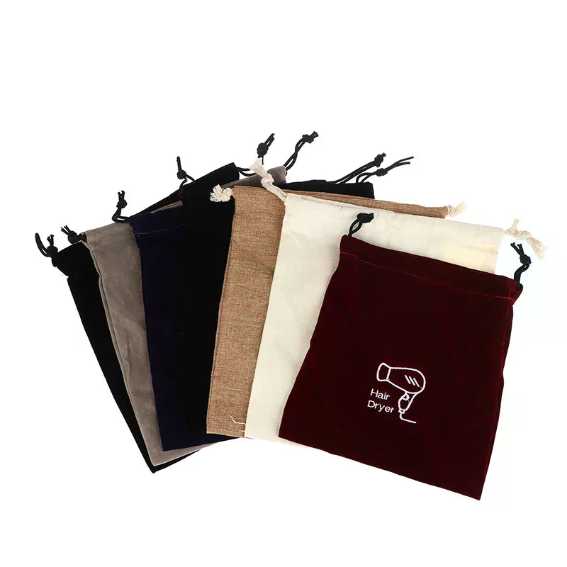 Hair Dryer Drawstring Storage Bag – Dust Cover & Travel Pouch