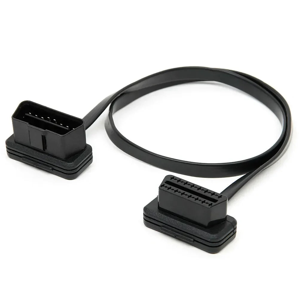 OBD II OBD2 16 Pin Splitter Extension 1x Male 2X Female Cable Adapter
