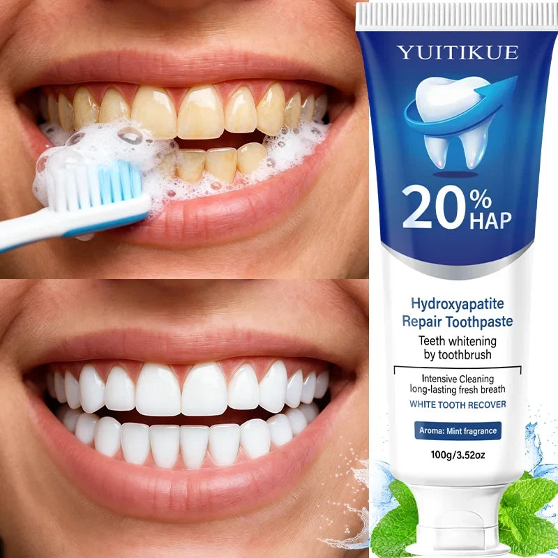 20% Hydroxyapatite Toothpaste – Whitening & Plaque Removal