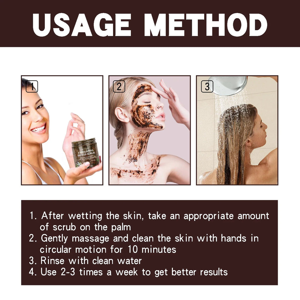 Jaysuing Coffee Body Scrub – Exfoliate, Moisturize & Smooth