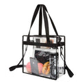 Clear PVC Tote Bag Women Large Capacity Waterproof Storage Gym