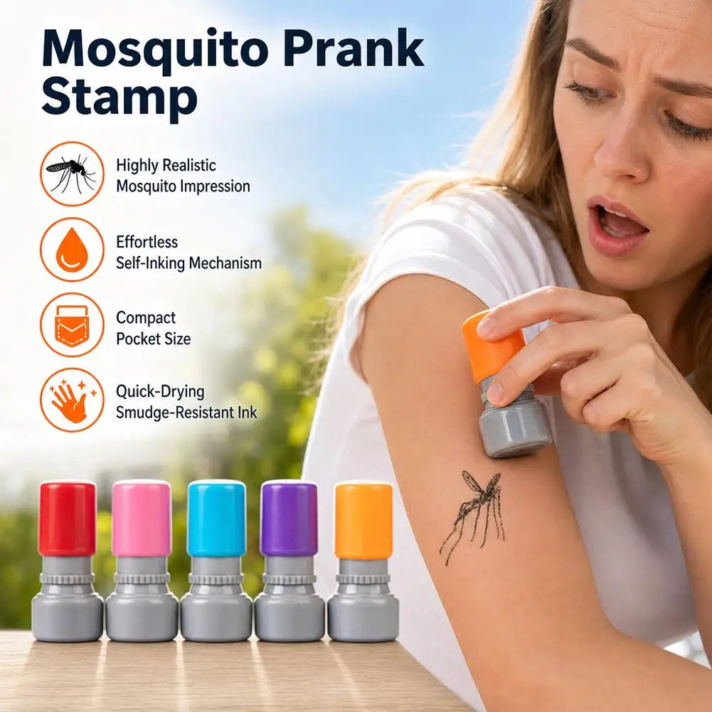 Mosquito Prank Stamp – Funny Novelty Bug Gag Gift Toy