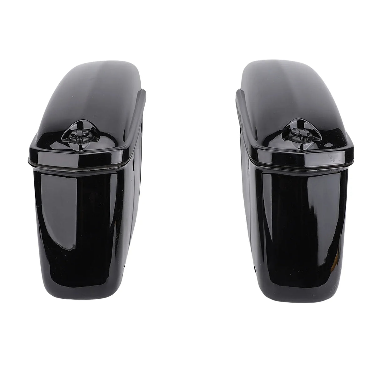 22L Lockable Motorcycle Hard Saddle Bags – Universal ABS Side Cases