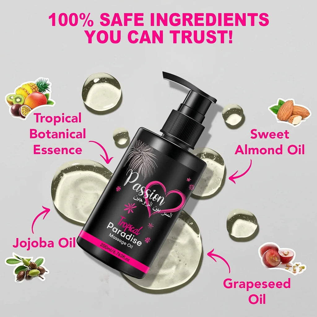 Paradise Massage Oil Vitamins & Minerals – Jojoba 200ml