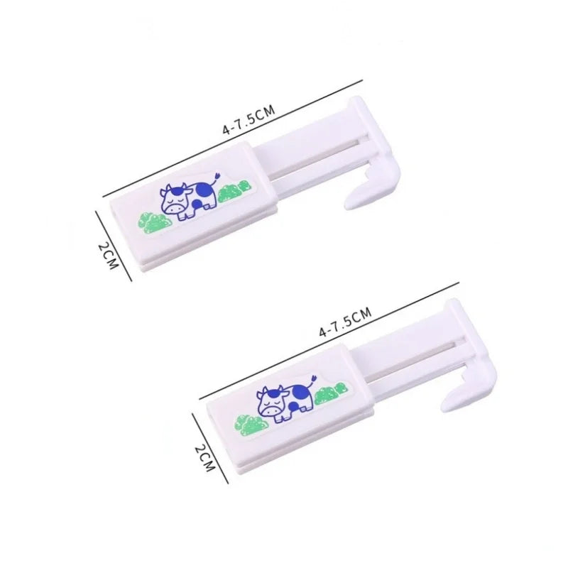 Telescopic Plastic Bag Sealing Clips for Milk & Food Storage