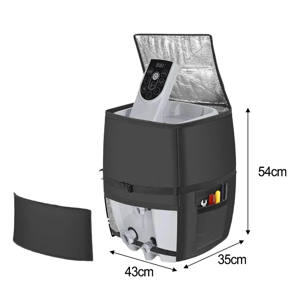 Spa Heater Pump Cover | Waterproof 210D Oxford & Aluminum Foil