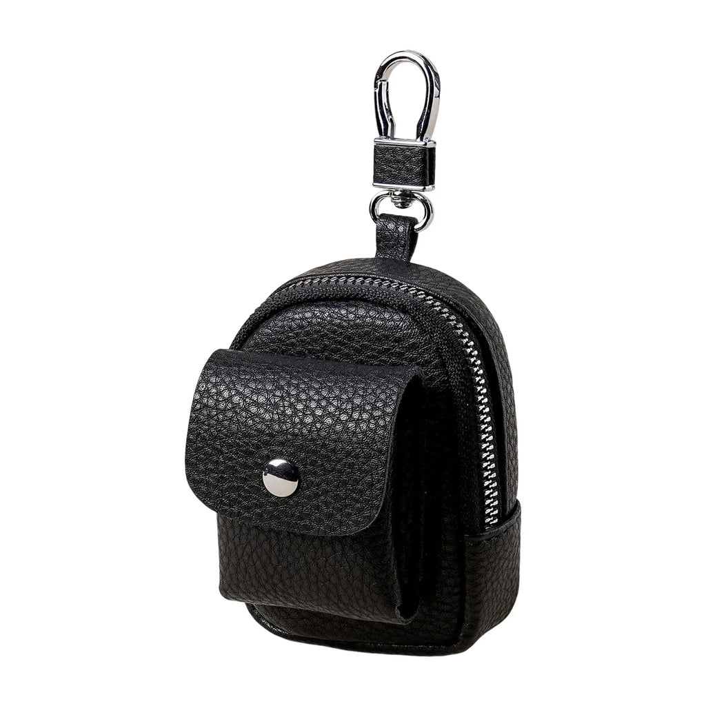 Soft Leather Mini Waist Pouch – Compact Belt Bag Organizer